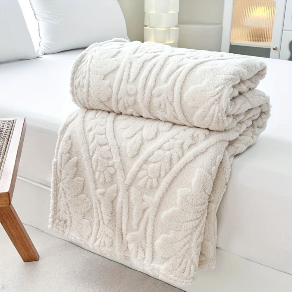 Paris Weave Jacquard Fleece Blanket