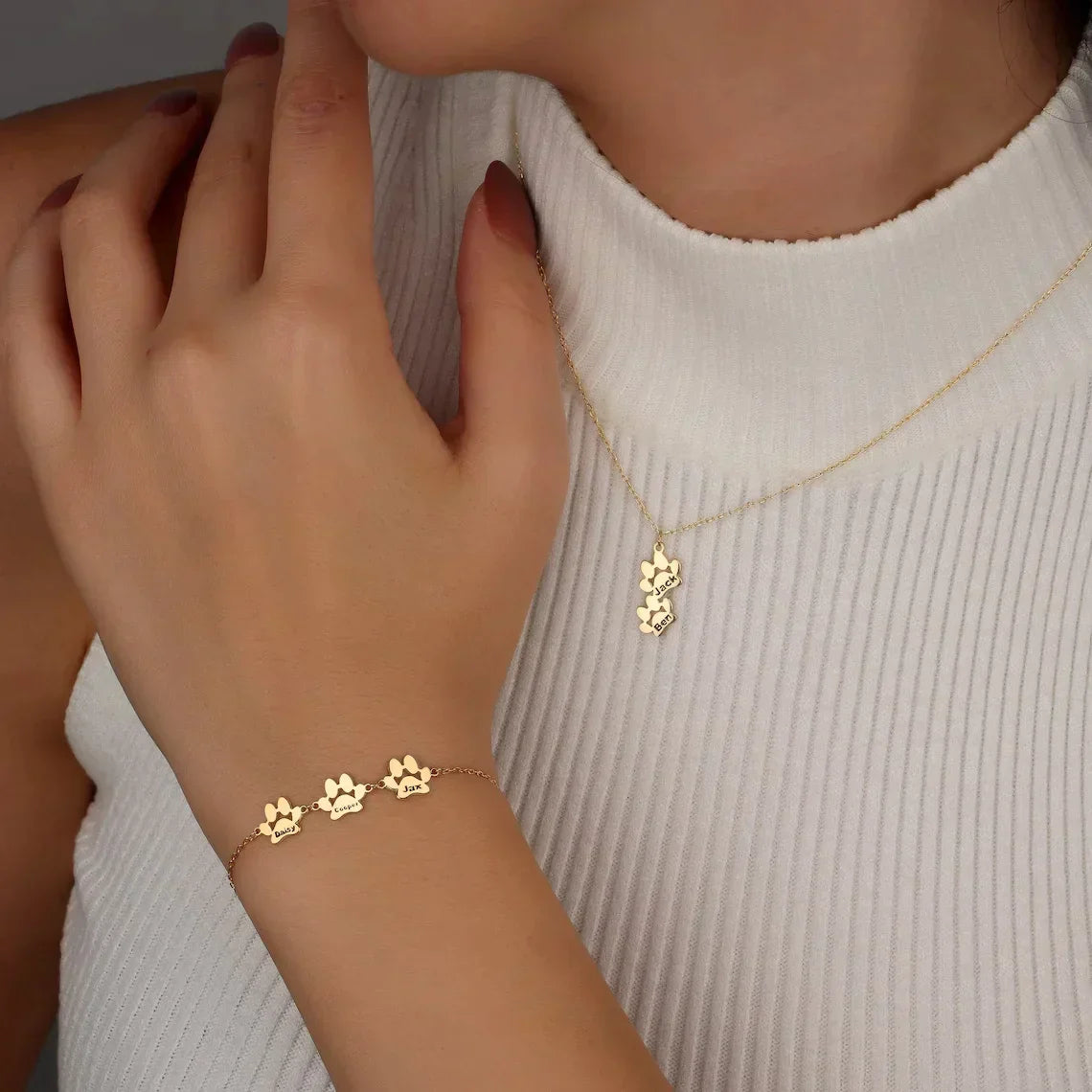 PawBracelet | Customizable Paw Print as a Symbol of Love