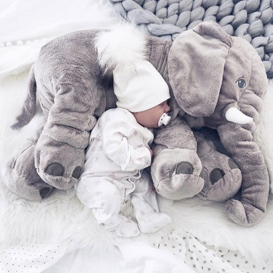 Plush Elephant | Large Cushion and Comforter Elephant for Babies and Children
