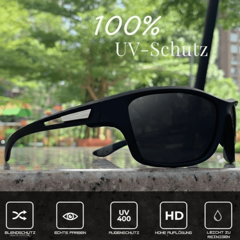 POLARSPORTX Pro - Polarised sports sunglasses with UV400 protection for outdoor & everyday wear