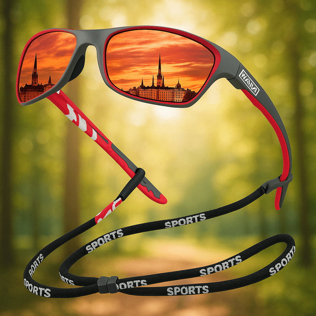 POLARSPORTX Pro - Polarised sports sunglasses with UV400 protection for outdoor & everyday wear