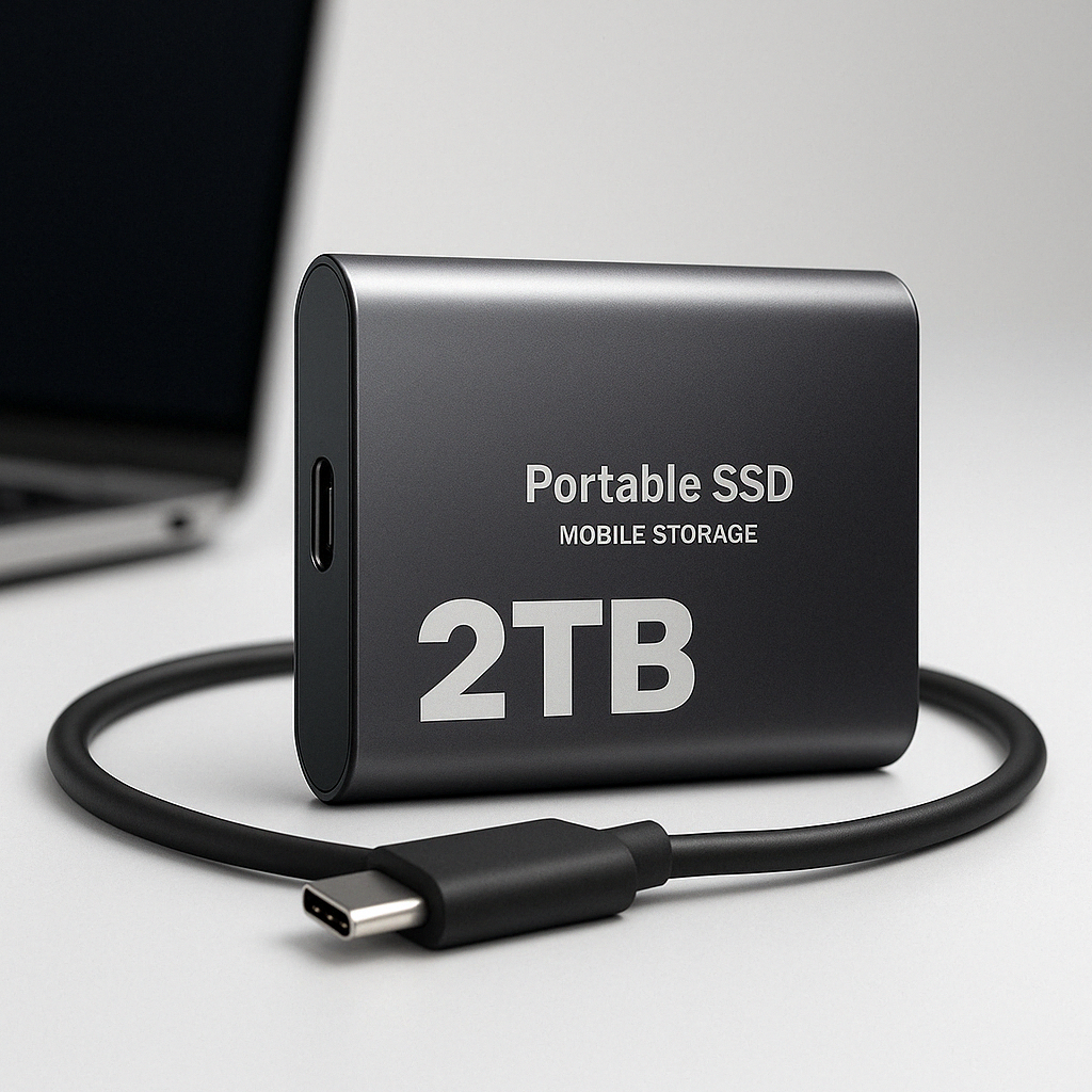 Portable Hard Disk SSD 2TB External Storage Compact Fast Best Quality