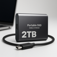 Disque dur portable SSD 2 To stockage externe compact rapide de meilleure qualité