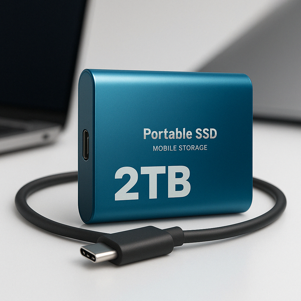 Portable Hard Disk SSD 2TB External Storage Compact Fast Best Quality