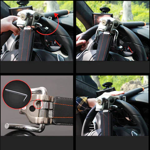 Powerful Car Steering Wheel Lock Bar