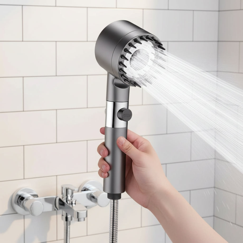 POWERSTREAM – High-Pressure & Filtered Shower Experience for Your Bathroom