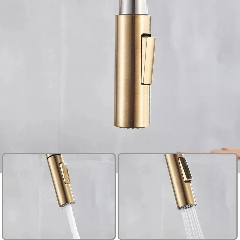Practical and Elegant Kitchen Faucet with Pull-Out Function