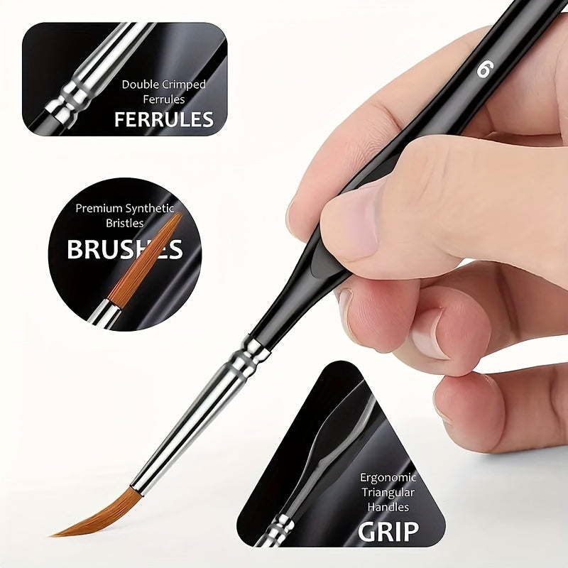 Precision Detail Brush – Ideal for Precise Painting and Detailed Artwork