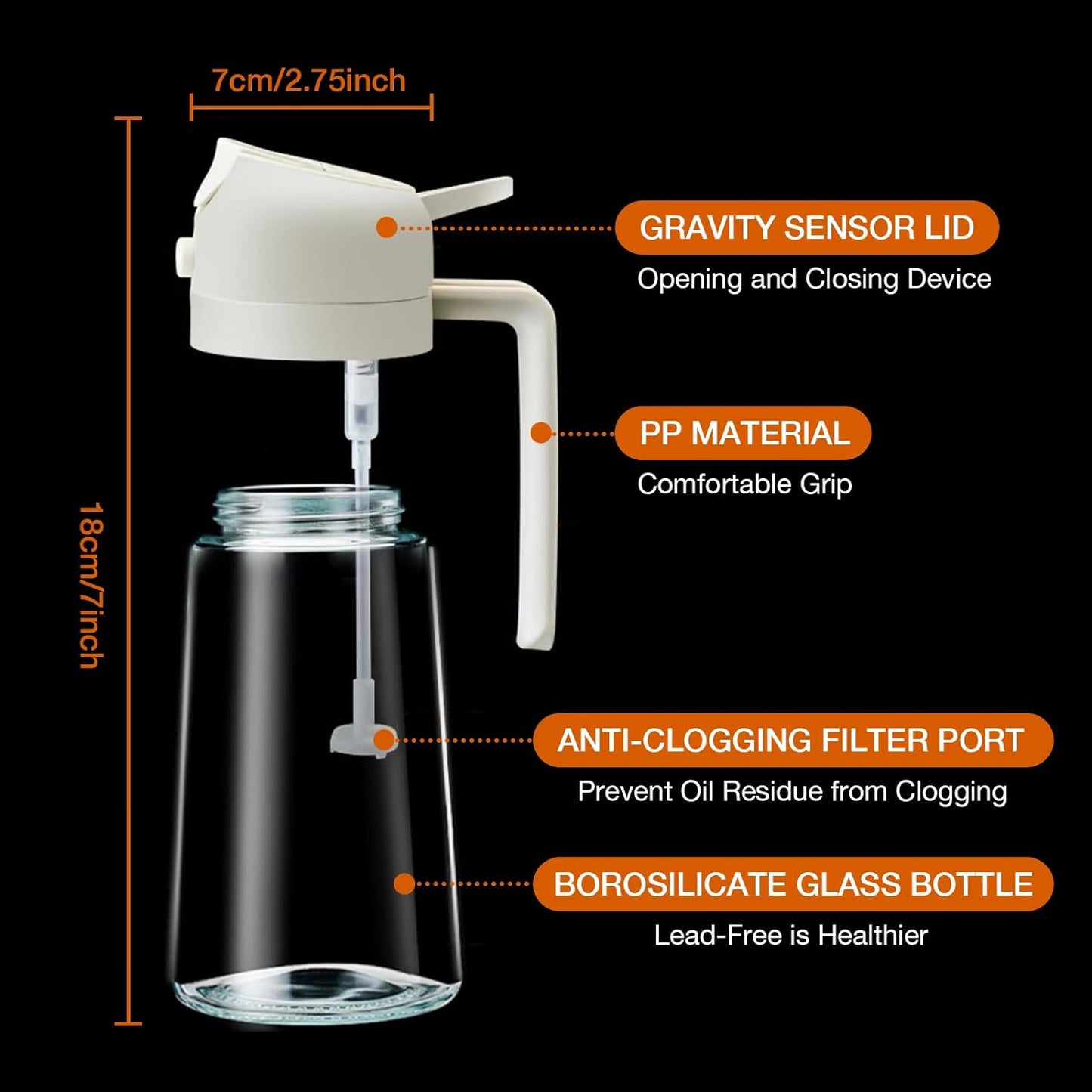 Premium 2-in-1 Olive Oil Spray - DualSpray