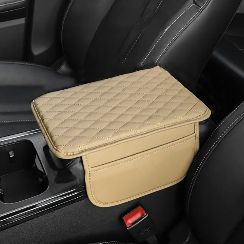 PU Leather Car Armrest Mat
