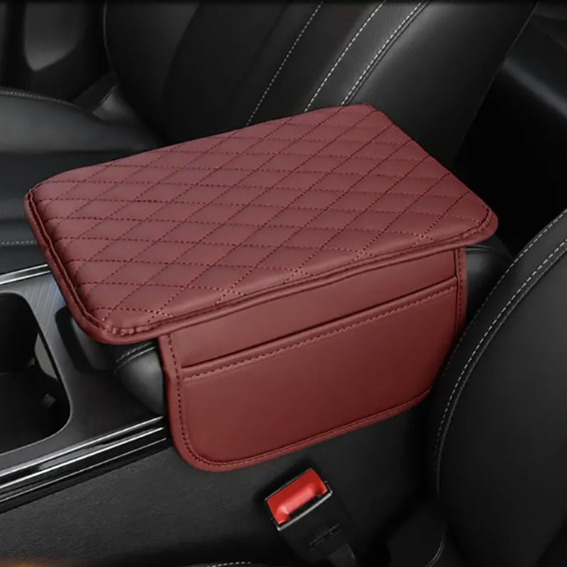 PU Leather Car Armrest Mat