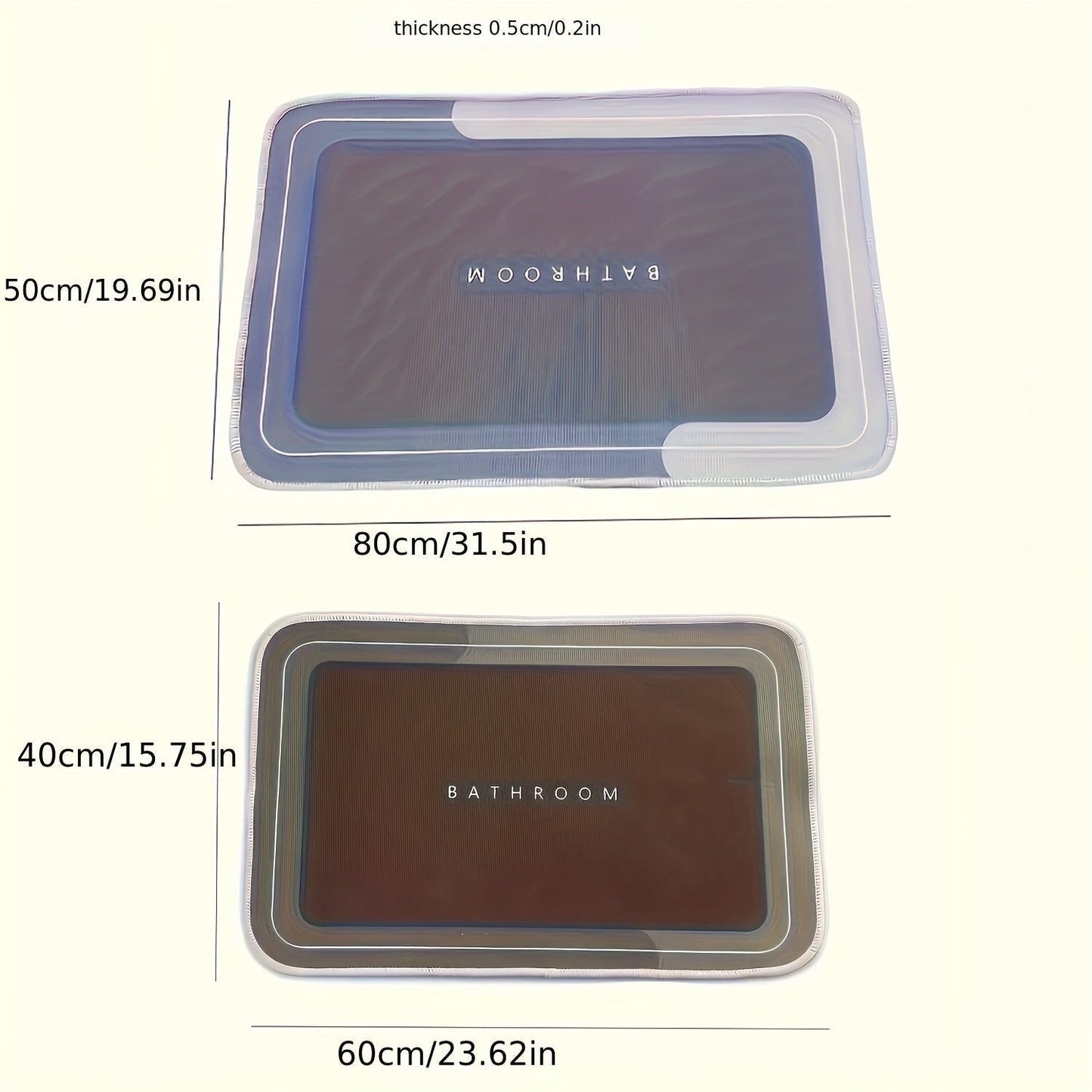 Quick-Dry Bath Mat - Ultra-Absorbent