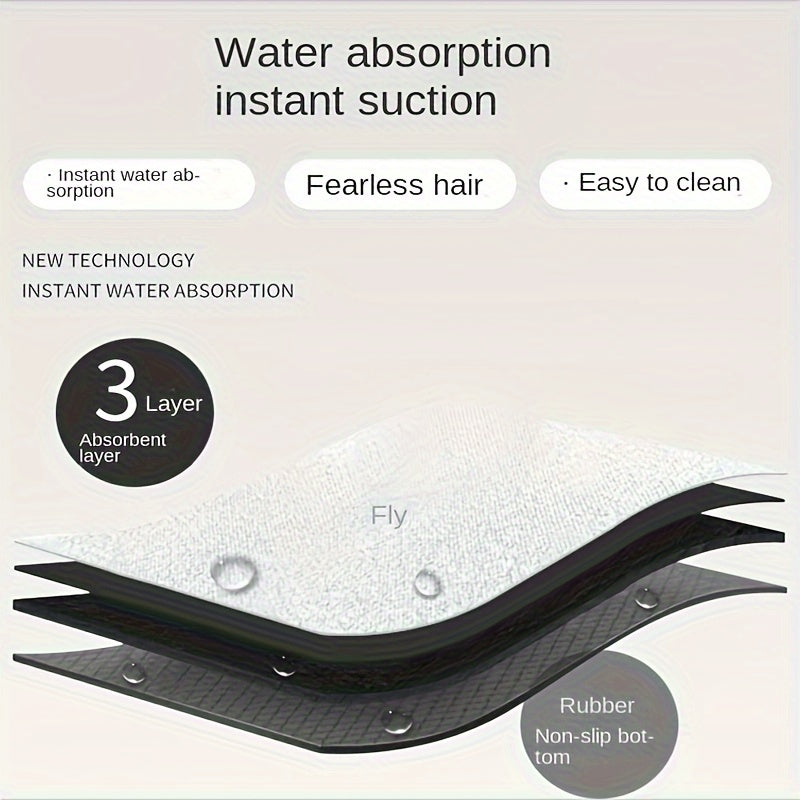 Quick-Dry Bath Mat - Ultra-Absorbent