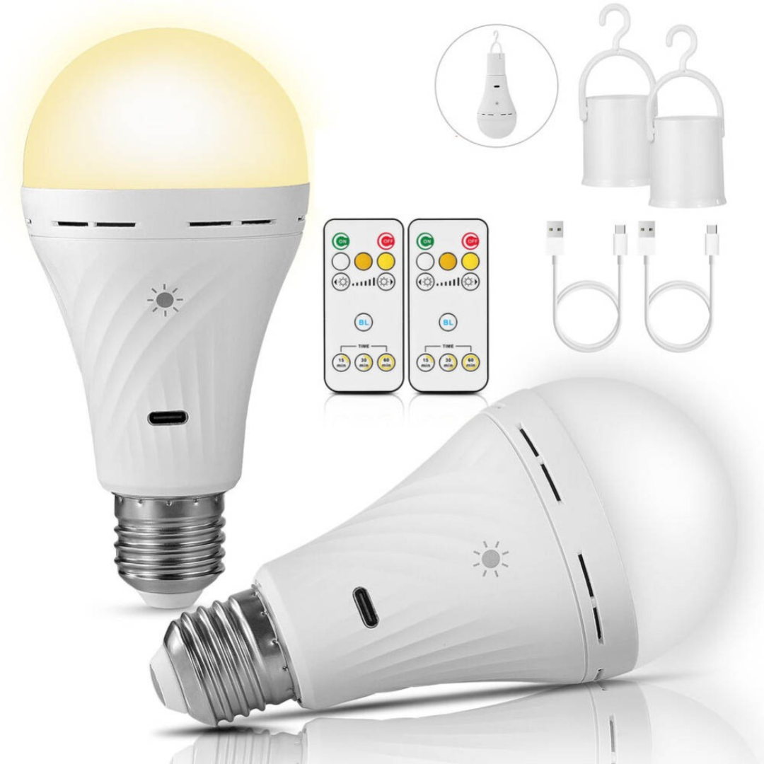Rechargeable LED Bulb with Remote Control – Practicality and Energy Savings