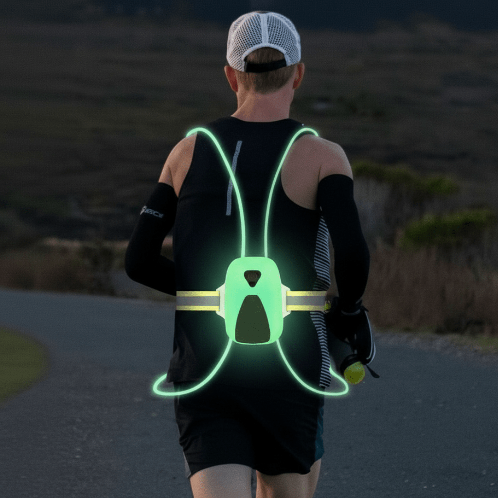REFLECTGLOW – Adjustable LED Safety Vest for Maximum Visibility