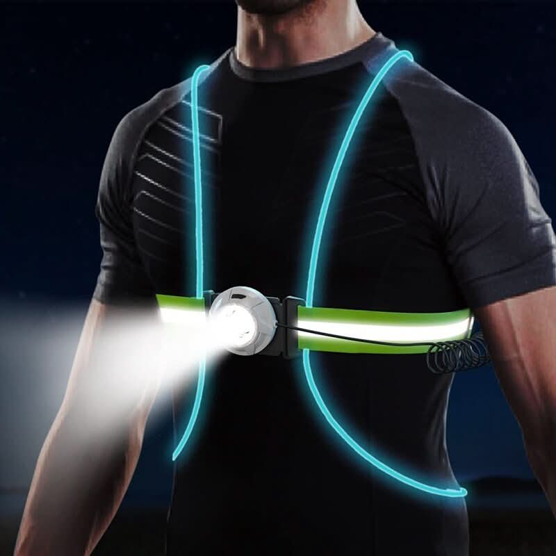 REFLECTGLOW – Adjustable LED Safety Vest for Maximum Visibility
