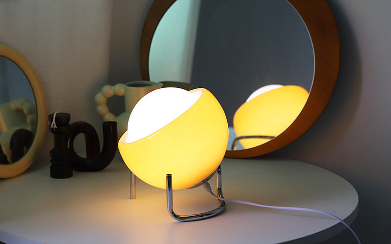 RETRO GLASS TABLE LAMP - ATMOSPHERIC NORDIC NIGHT LIGHTING