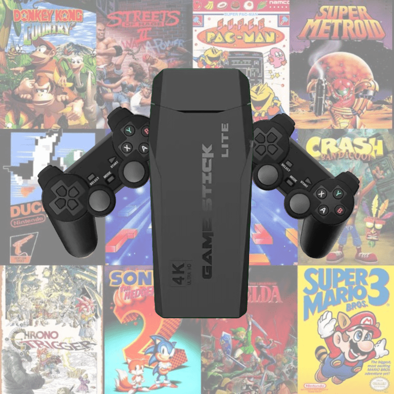 Retro Infinity Console – Over 15,000 Classic Games, HDMI Connection, Wireless Controllers Included