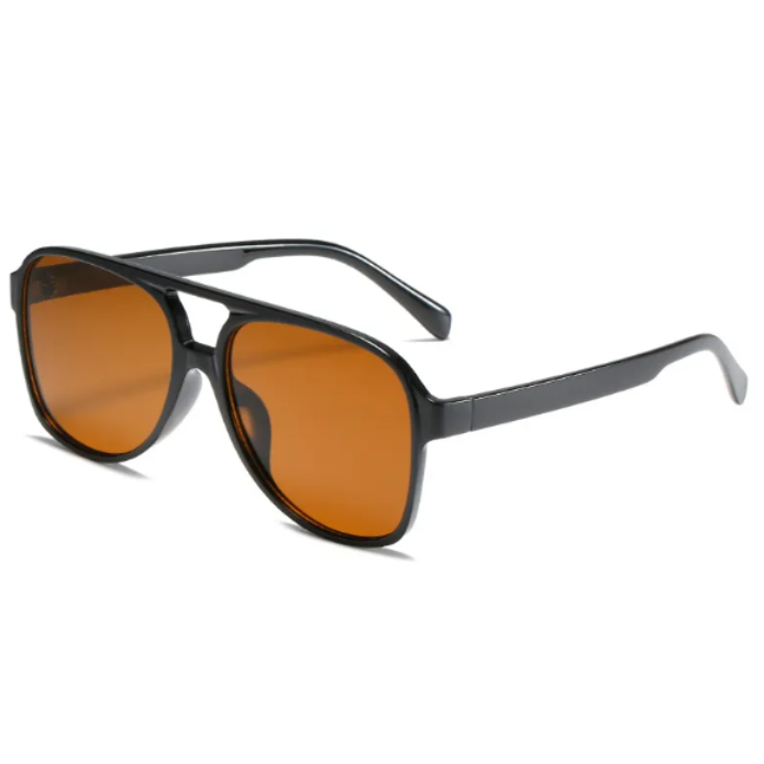 Retro Oversized Aviator Sunglasses - Amara - Image 4