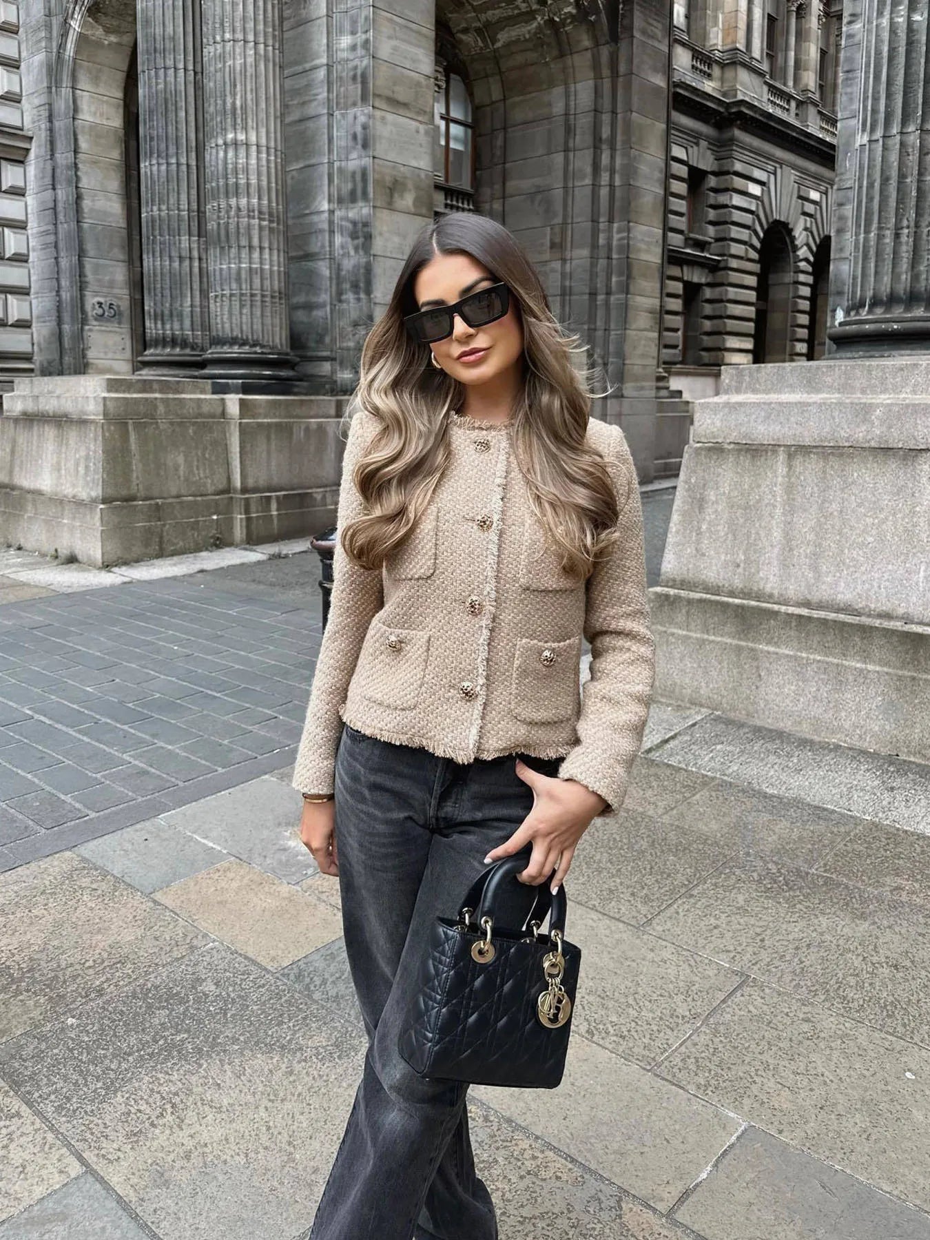 Sarah - autumn tweed jacket