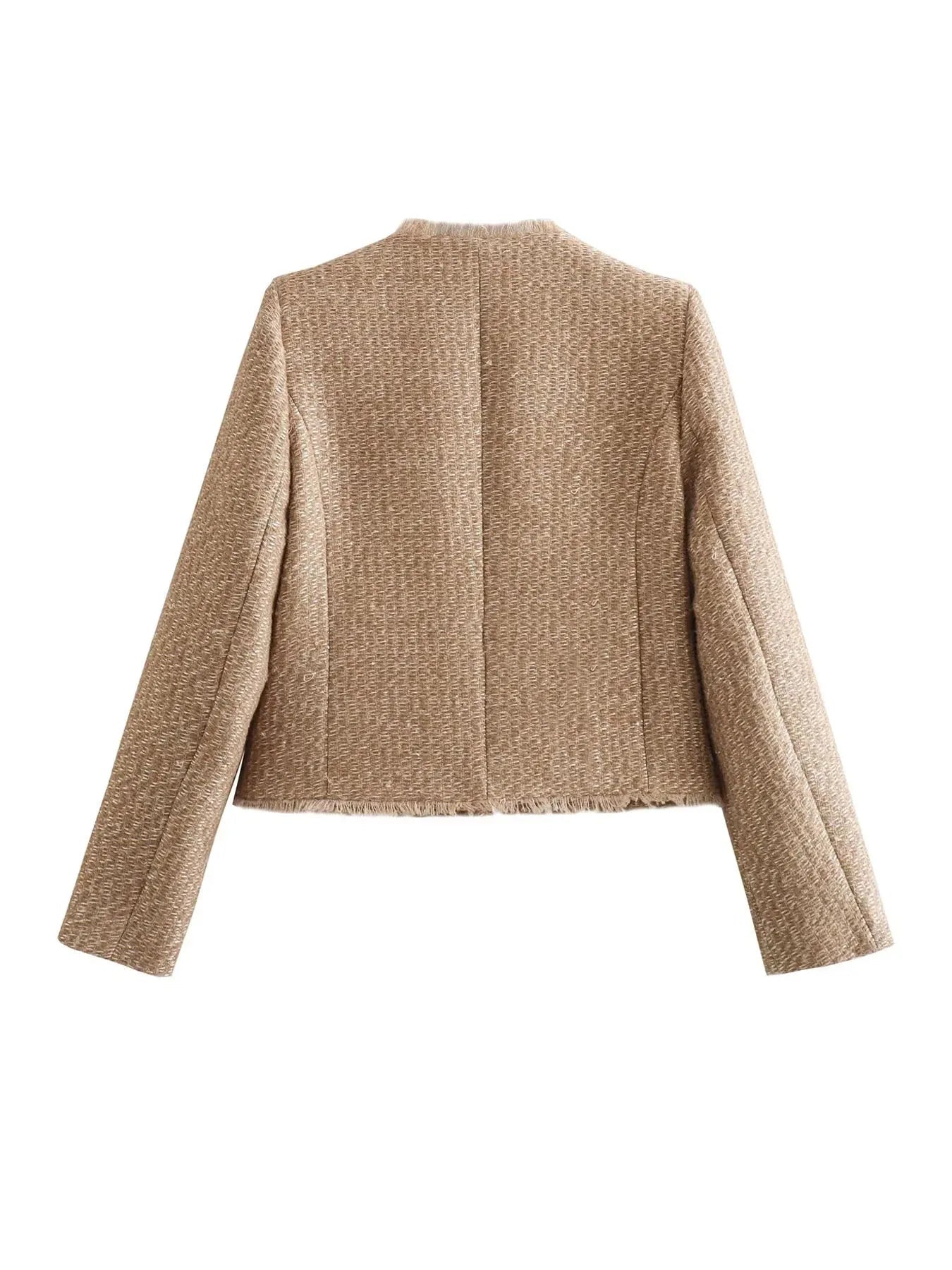 Sarah - autumn tweed jacket