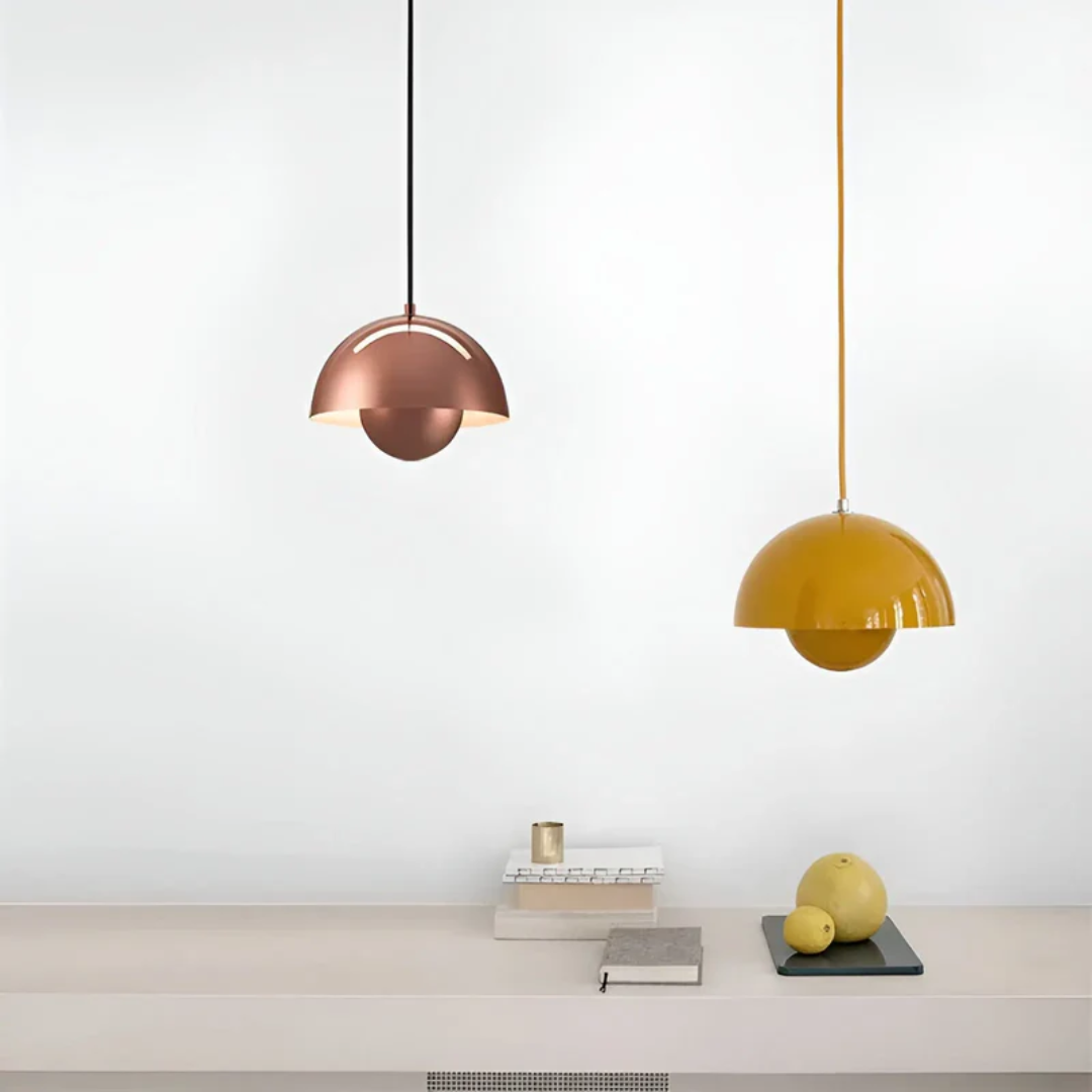 Scandinavian LED Pendant Lamp - NordicBlossom