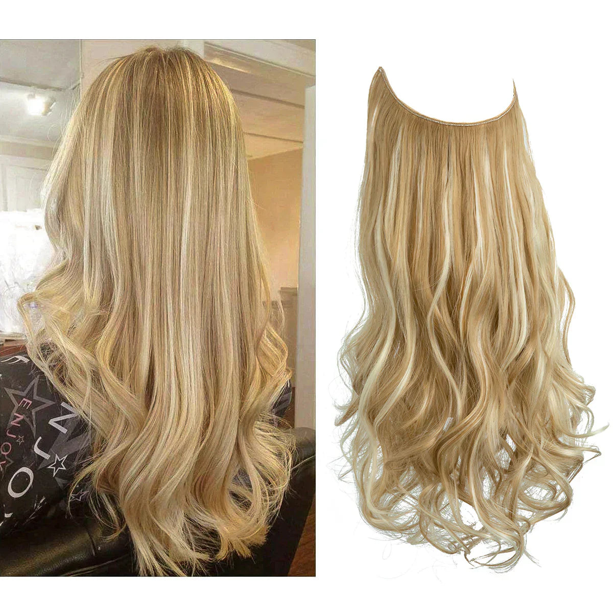 SecretHair | Premium Real Hair Extensions | 100% REMY Quality | Seamless Volume & Length | Natural Shine | Heat Resistant & Durable