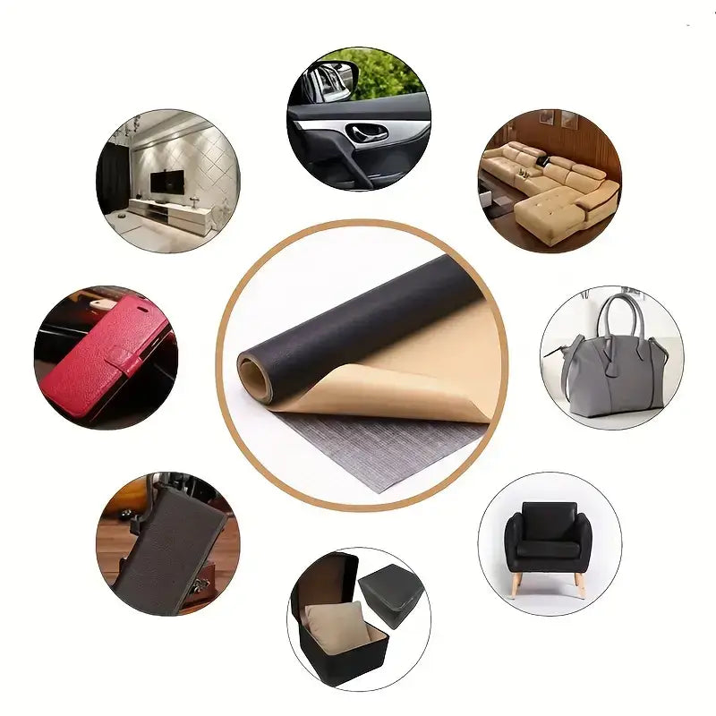 Self-Adhesive Patches RénoCuir - Leather Repair Kit