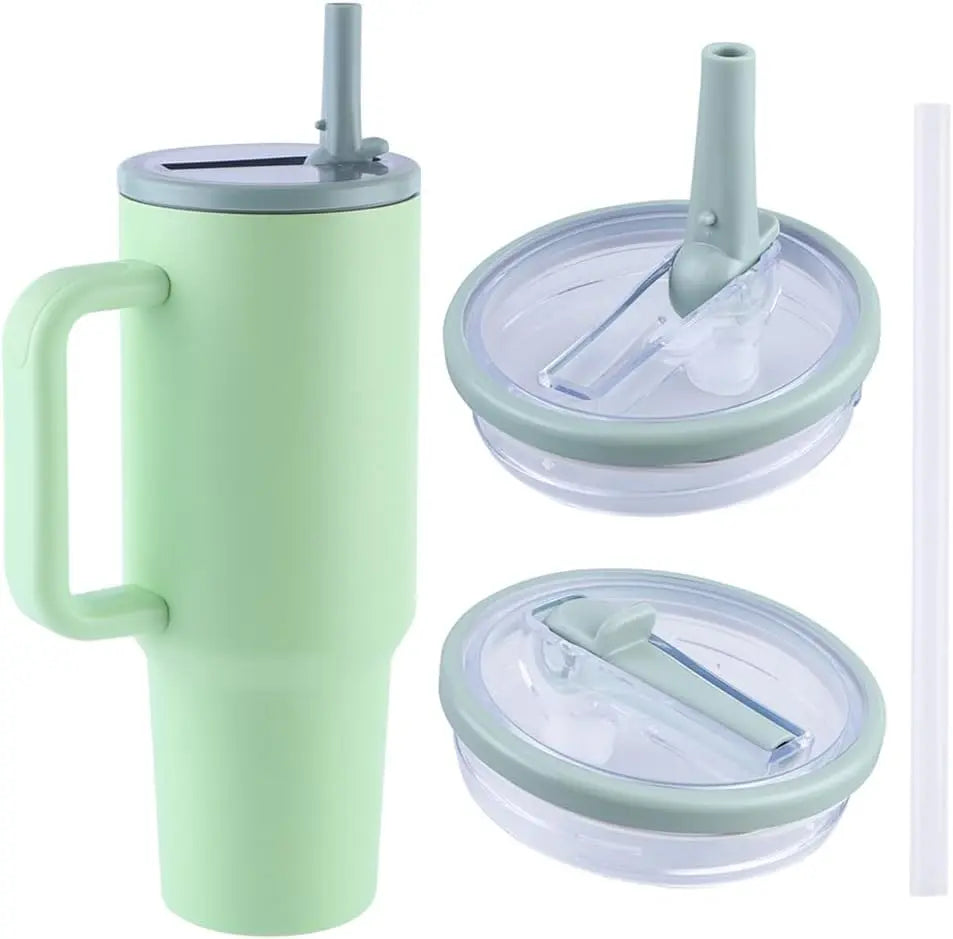 Set of 2 Replacement Lids with Straw for Stanley Cup and Hydro Jug 40 oz