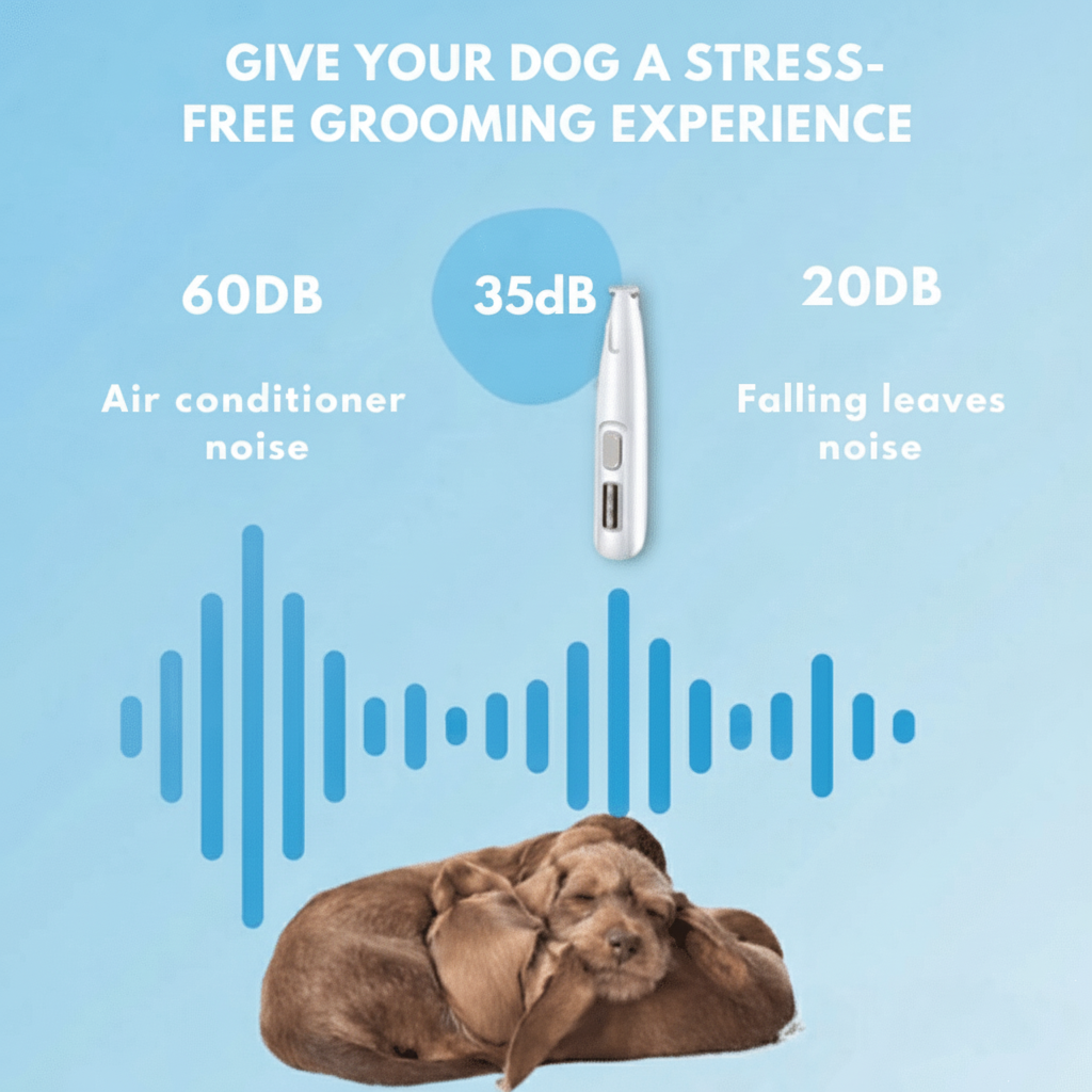 SILENTPET TRIMMER – Quiet Dog Clipper for Gentle Grooming