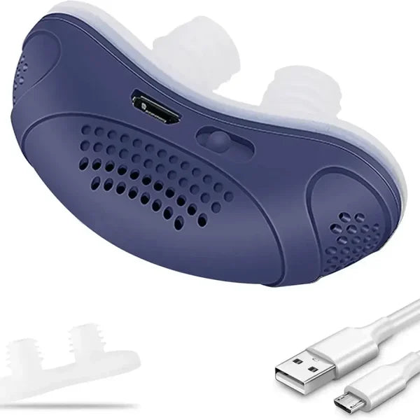 Sleepless, Maskless, Micro-CPAP Anti-Snoring