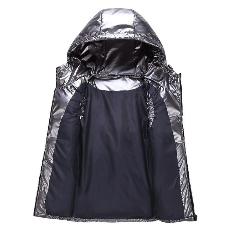 Sleeveless Hooded Jacket with Zipper