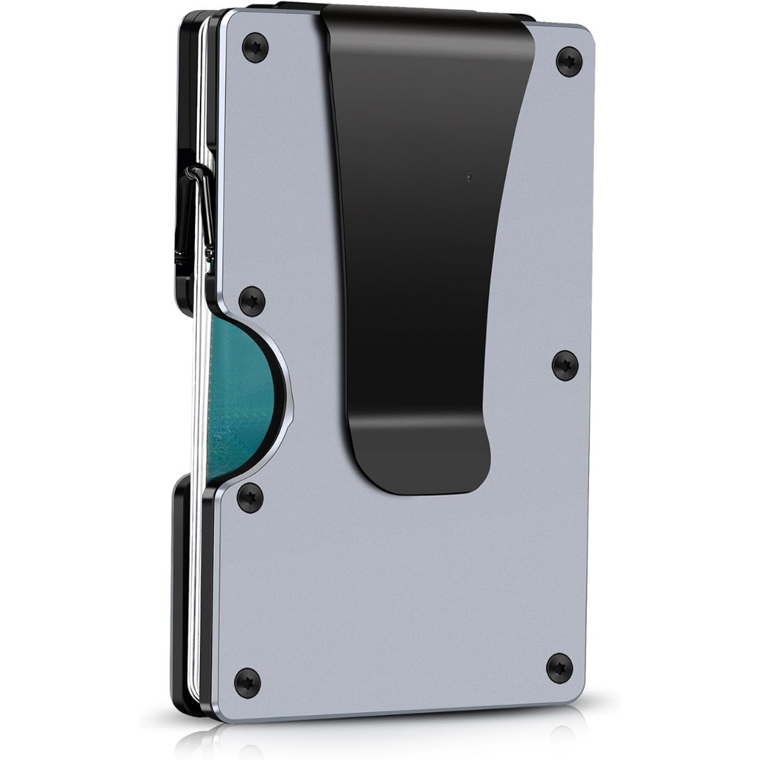 Slim RFID-Blocking Wallet made of Carbon Fiber with Money Clip - CarbonVault