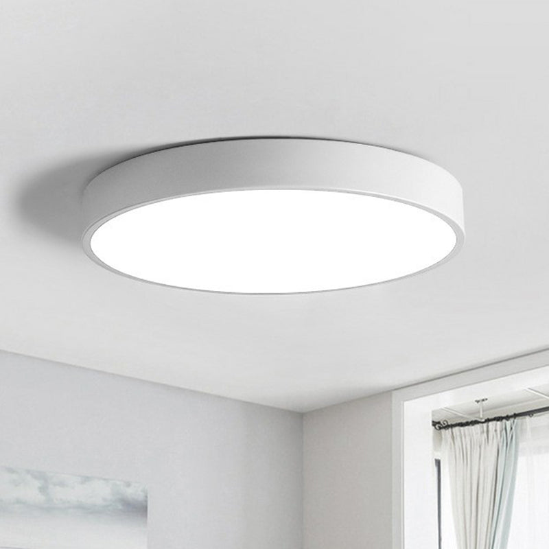 Slim Round LED Lamp for Bedroom and Living Room Interiors