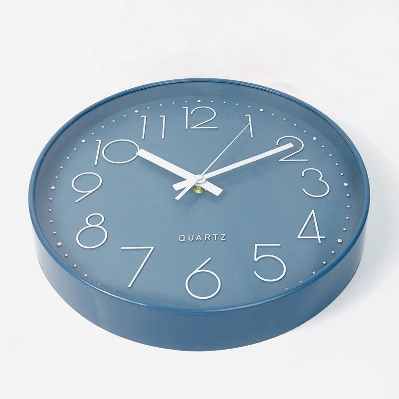 SMOOTHTIME – 12-inch silent, non-ticking wall clock for modern decor