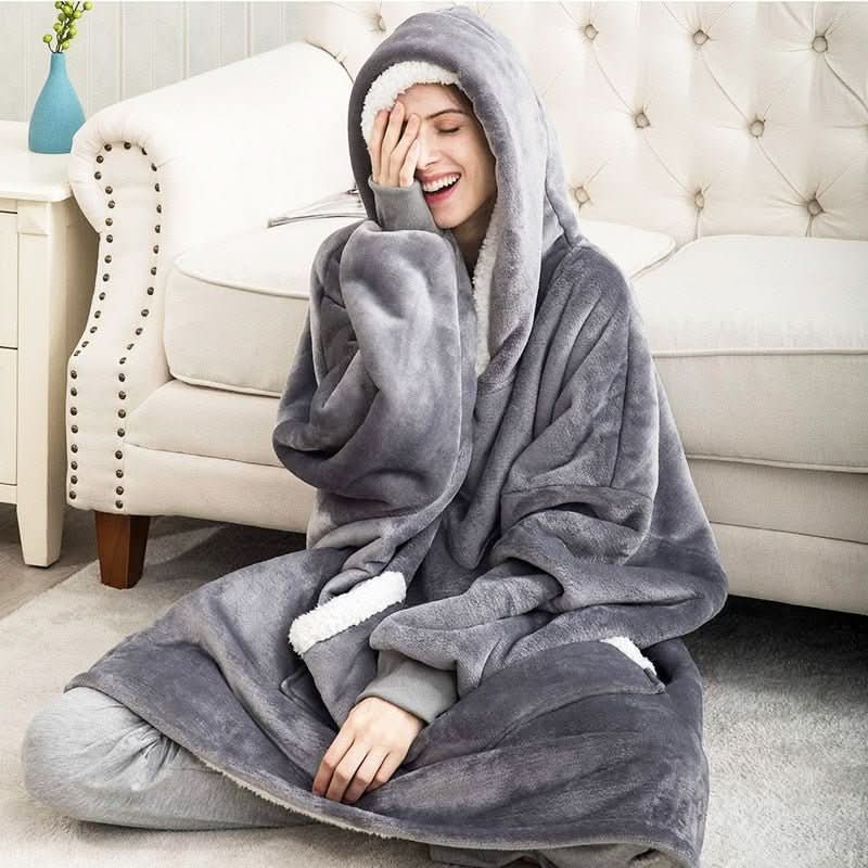 SNUGGOVA – Fleece Hoodie Blanket for Ultimate Comfort