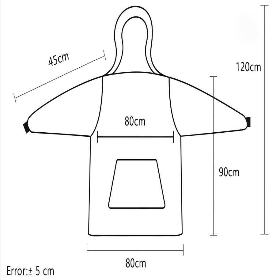SNUGGOVA – Fleece Hoodie Blanket for Ultimate Comfort