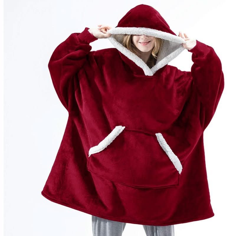 SNUGGOVA – Fleece Hoodie Blanket for Ultimate Comfort