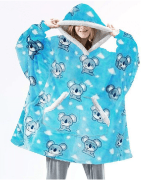 SNUGGOVA – Fleece Hoodie Blanket for Ultimate Comfort