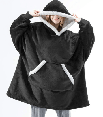SNUGGOVA – Fleece Hoodie Blanket for Ultimate Comfort