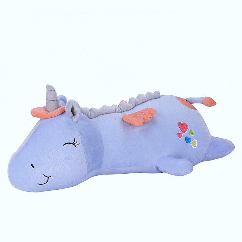 Soft Plush Unicorn Toy with Lighting Function – Perfect Gift for Children, Safe and Velvety Material