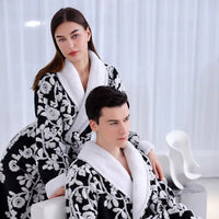 Peignoir jacquard de luxe Solane