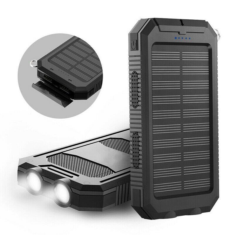 SOLARFORCE Power Bank – Waterproof Solar Power Bank with 20000mAh for Outdoor Adventures