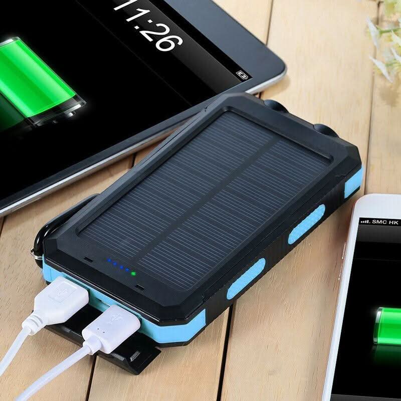 SOLARFORCE Power Bank – Waterproof Solar Power Bank with 20000mAh for Outdoor Adventures