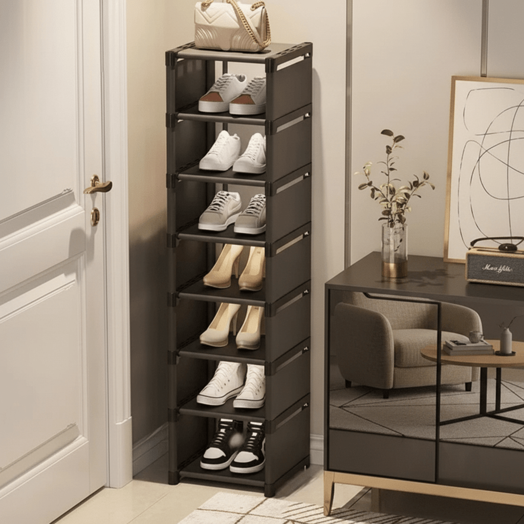 SPACERACK – Space-Saving Shoe Rack for Corners & Small Spaces
