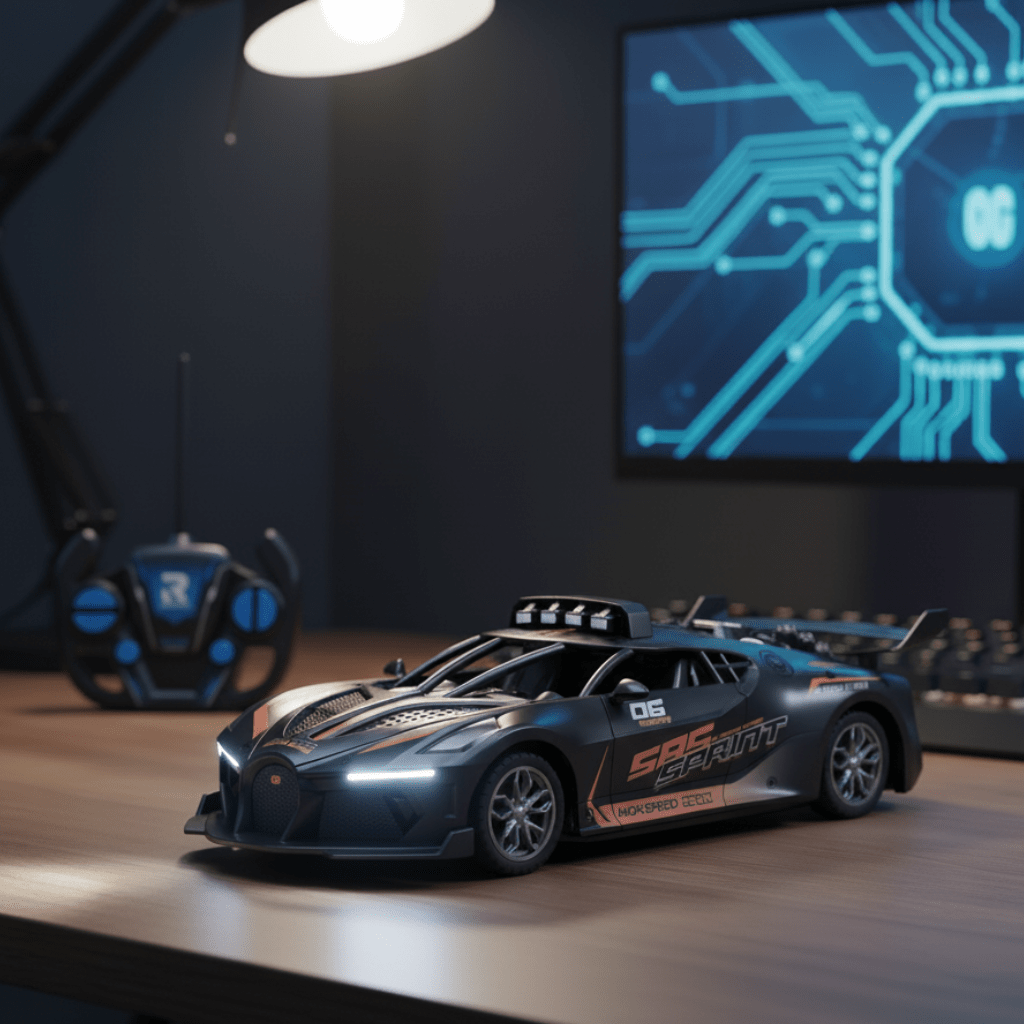 SPEEDCUB – Child-safe 1:18 RC drift car with robust design