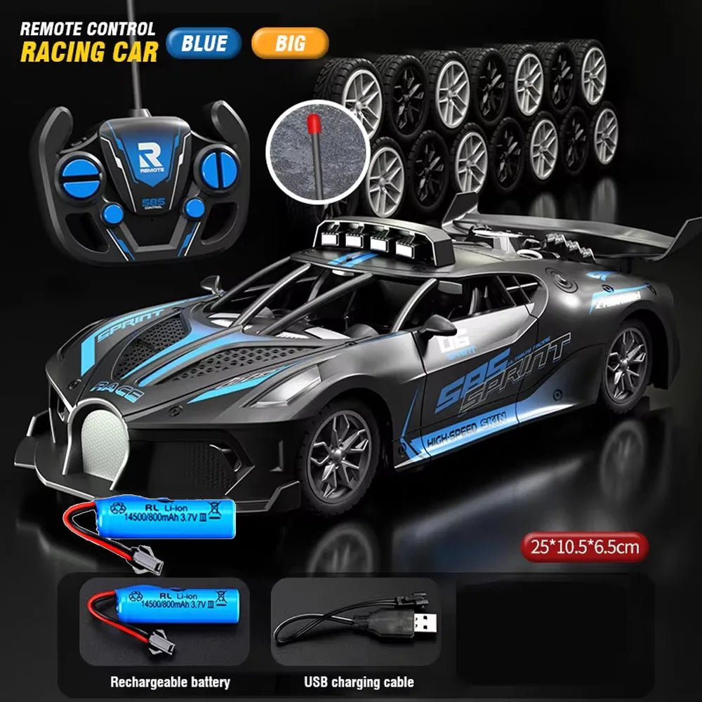 SPEEDCUB – Child-safe 1:18 RC drift car with robust design