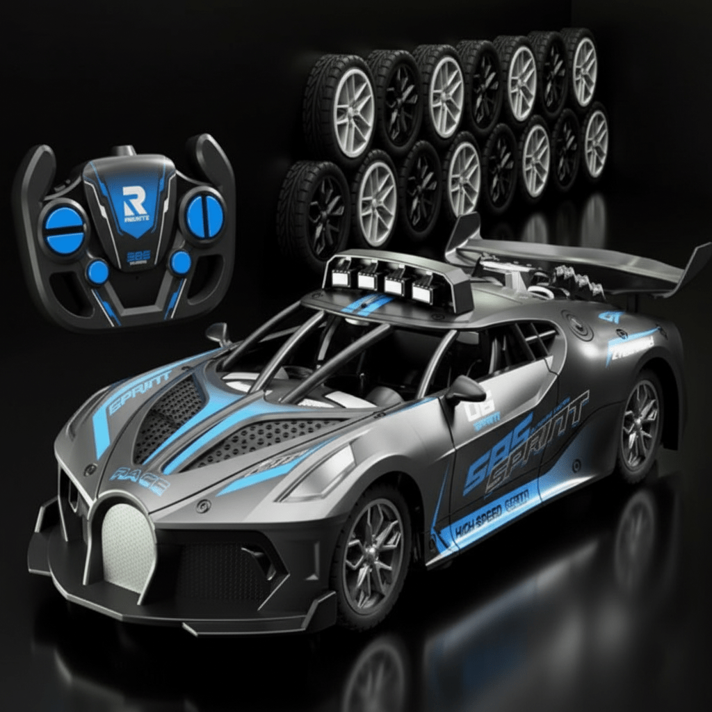 SPEEDCUB – Child-safe 1:18 RC drift car with robust design