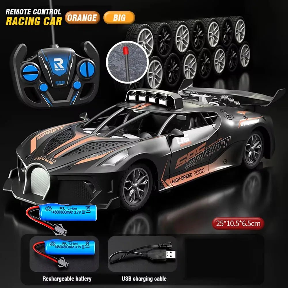 SPEEDCUB – Child-safe 1:18 RC drift car with robust design