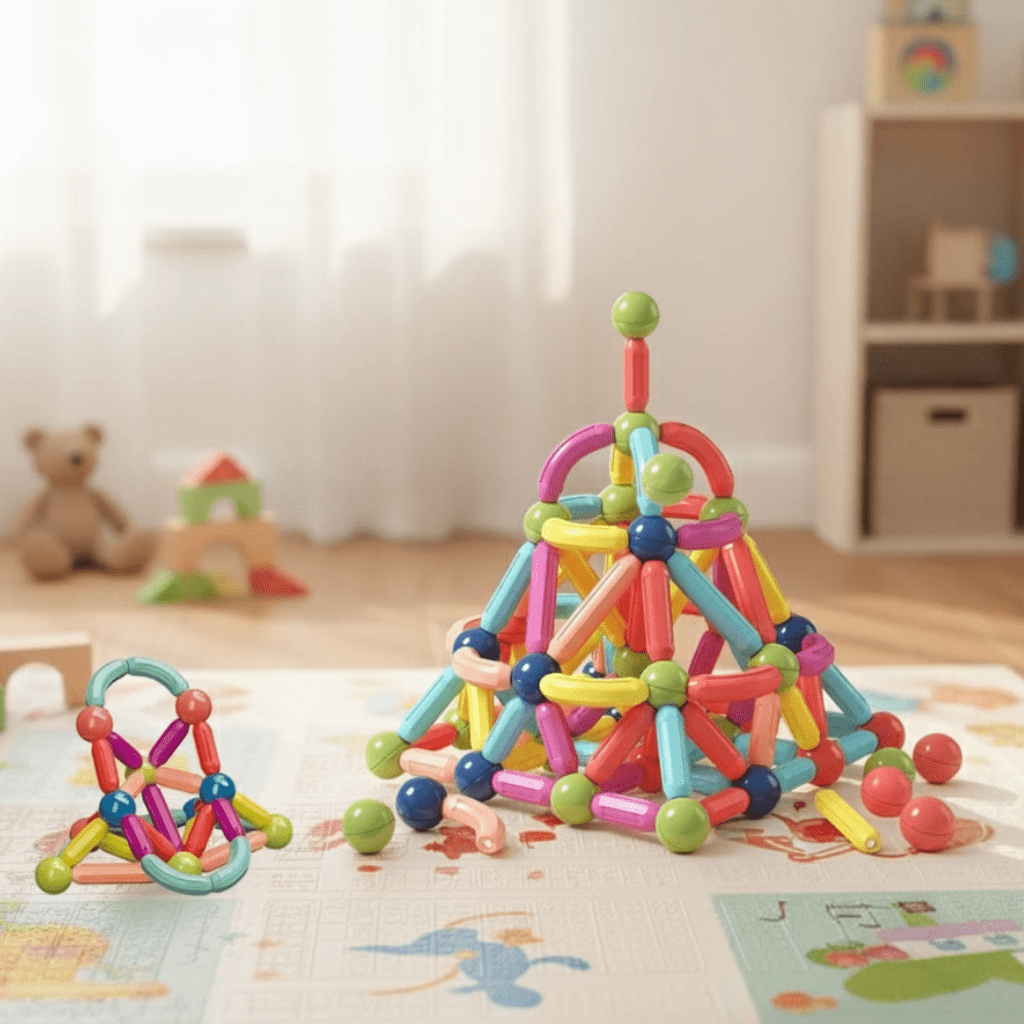STICKCRAFT – Magnetic Creative Rods for Imaginative Building